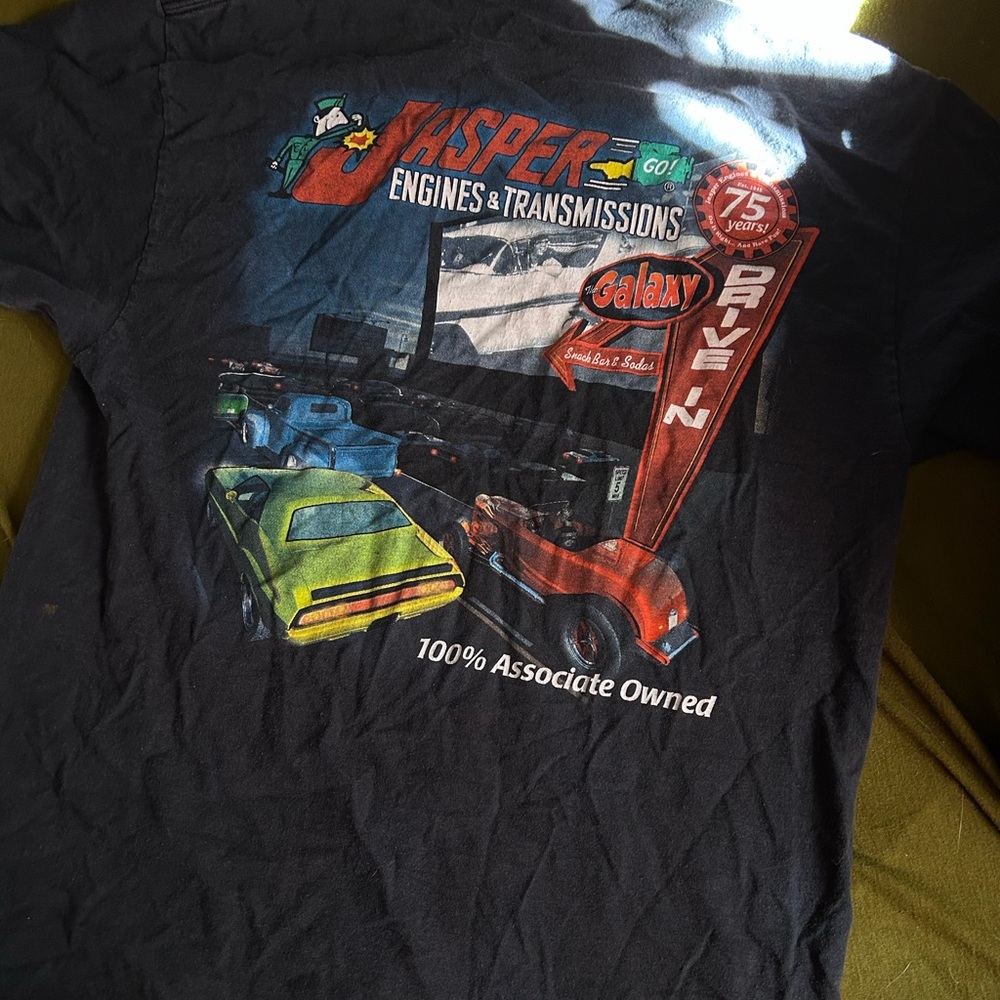 Port and Company Black Graphic Tee